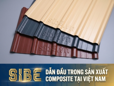 Tôn nhựa PVC/ASA : 5 sóng